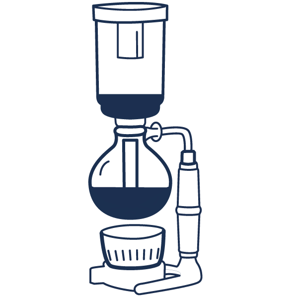 a syphon coffee maker 
