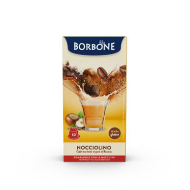 ボーノさん専用コーヒー Hazelnut Nespresso® Compatible Pods, Nocciolino | Caffè Borbone