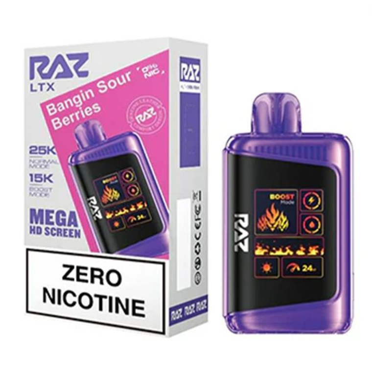 Raz LTX Zero Nicotine Box Of 5