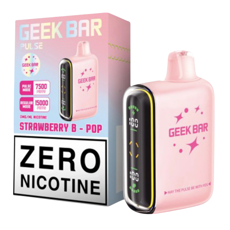 Geekbar Pulse 15000 Zero Nicotine Disposable Vape Box of 5