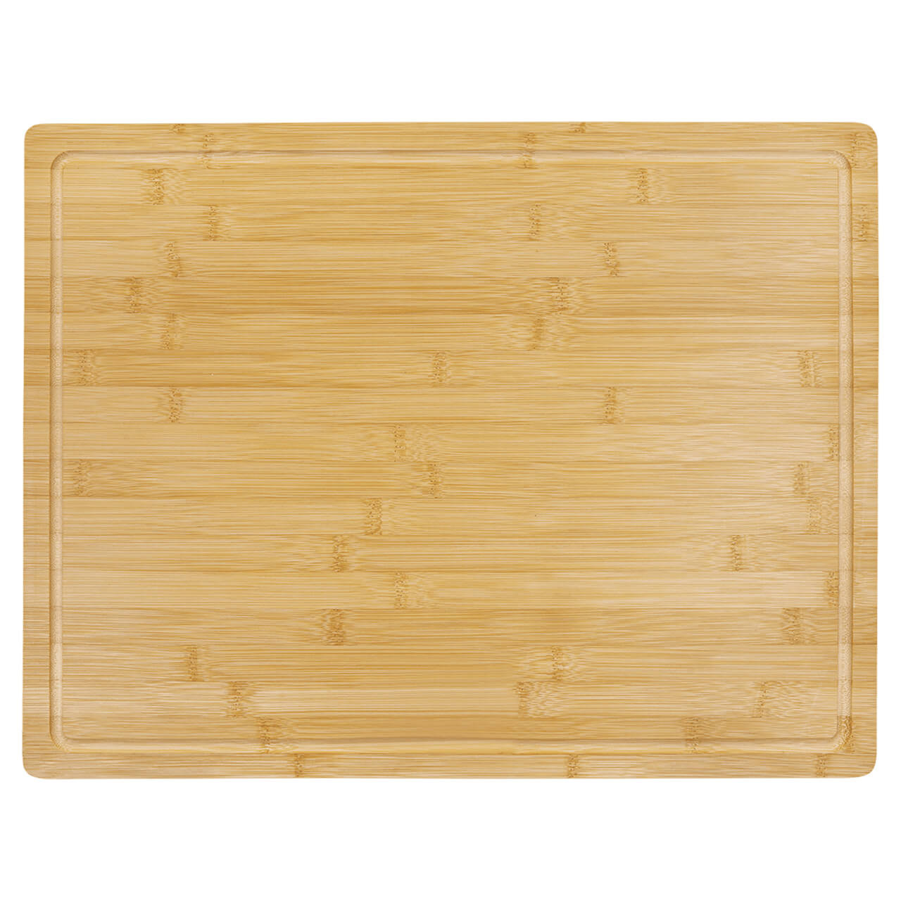 Elevate your culinary adventures with our premium 19.75 x 15 inch bamboo cutting board, crafted from bamboo for exceptional durability, natural antimicrobial properties, and knife-friendly surfaces, complete with a built-in drip ring to catch juices and prevent countertop messes during meal prep or charcuterie assembly. This versatile large bamboo chopping board doubles as a stylish serving platter with its smooth, food-safe finish and custom engraving options for personalized designs like outdoor scenes or family names, making it the ultimate eco-friendly kitchen essential