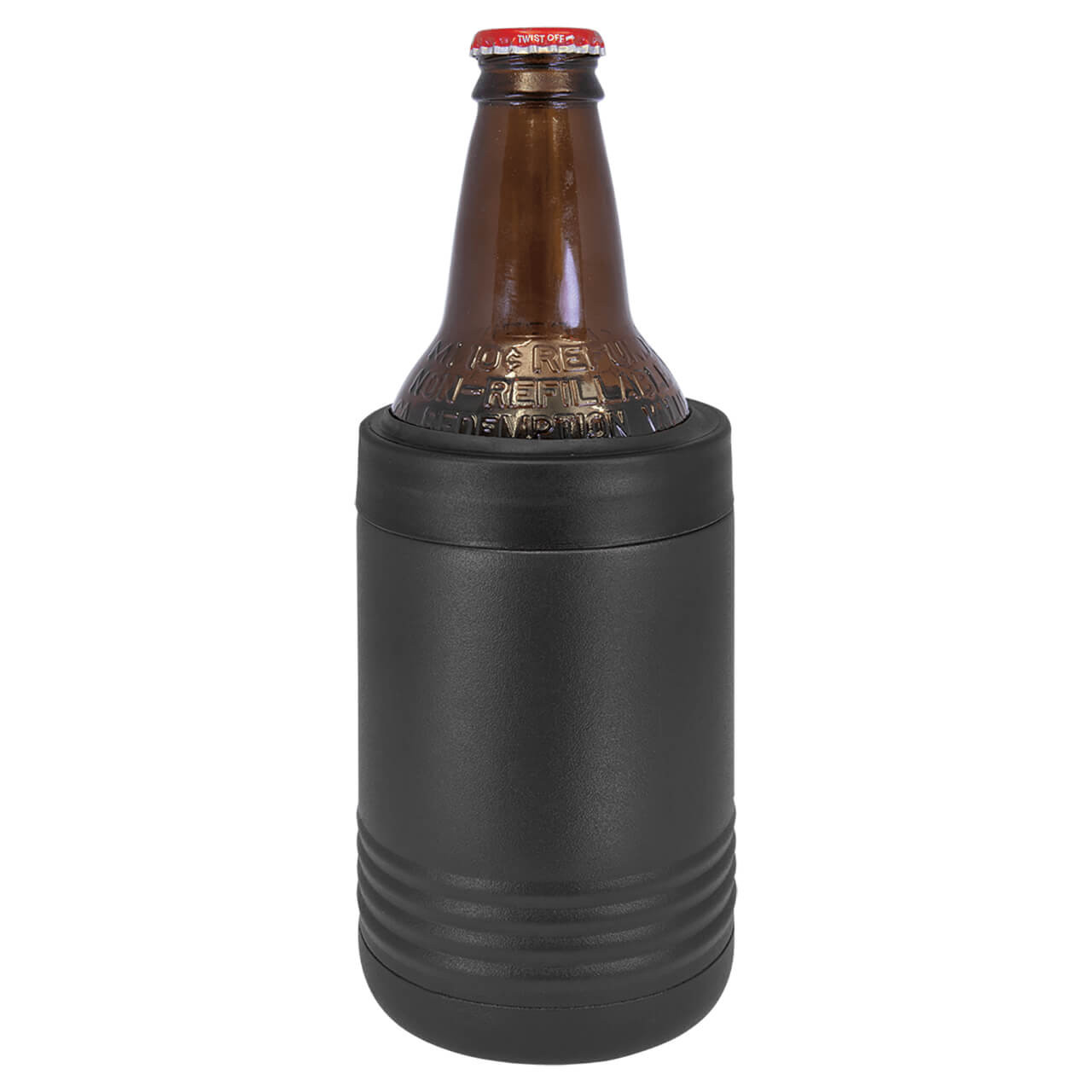 Elevate your tailgates and outdoor adventures with our premium powder coated stainless steel customizable can koozie, engineered with double-wall vacuum insulation to keep canned and bottled beverages ice-cold for hours without condensation, perfect as a personalized can holder for BBQs, camping, or game days. This durable matte-finish insulated can cooler features a sweat-free exterior, BPA-free construction, and endless engraving options and several color options for groomsmen gifts or custom designs, making it the ultimate reusable koozie