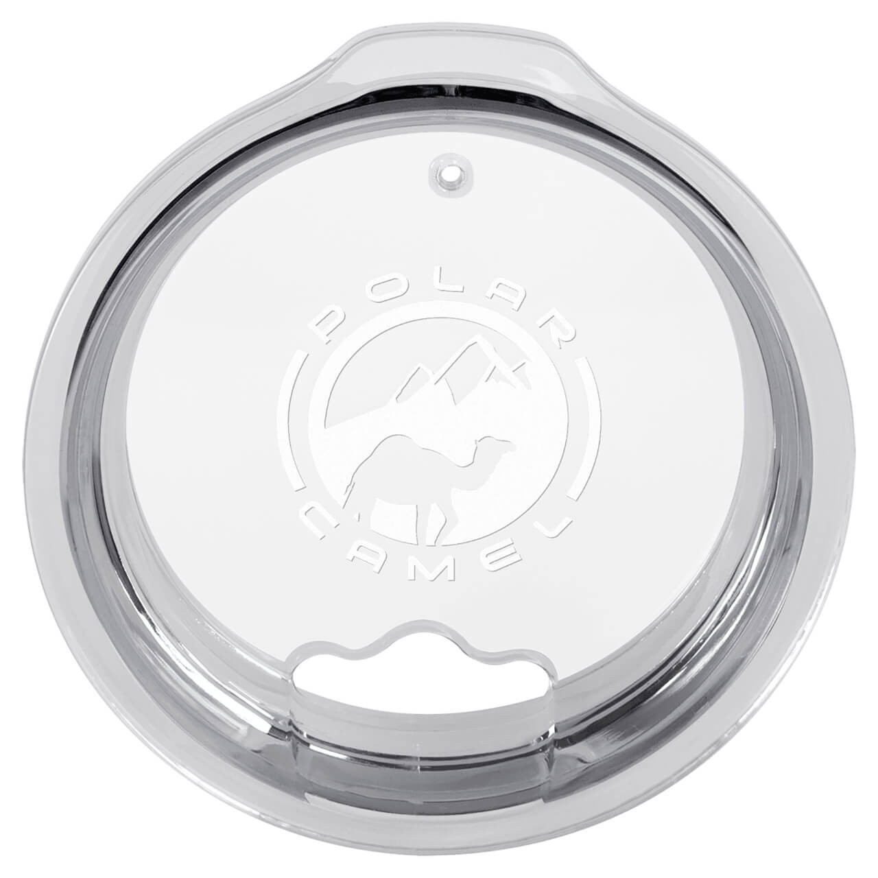 Push on sip lid for 20oz Polar Camel Mug, featuring durable, BPA-free materials and secure rubber seals