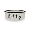 7" Hand-Painted Kitty Bowl [Rear View]