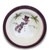 Buckeye Snowman Pattern ~ Salad Bowl