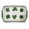 Lucky Shamrock ~ Rectangular Baker