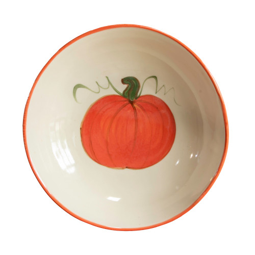 Pumpkin Vine Pattern ~ Pasta Bowl
