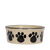 Pet Feeder ~ Large Black Hand-Decorated Dog Bowl