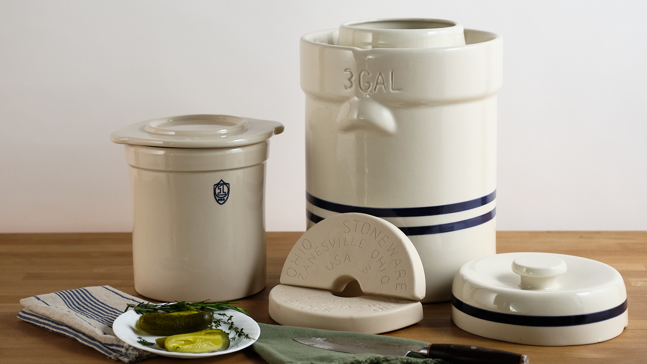 Ohio Stoneware 10 Gallon Crock