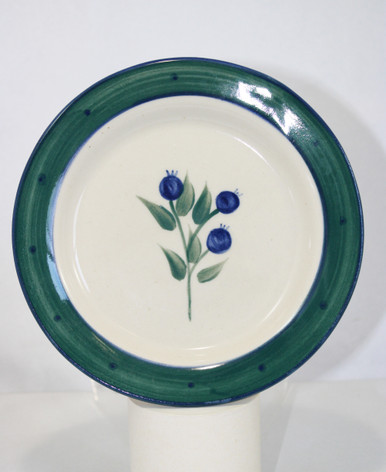 Wild Blueberry Pattern ~ Dessert Plate