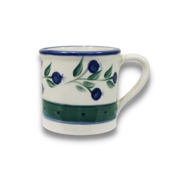 Wild Blueberry Pattern ~ Traditional Mug