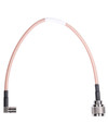 Coaxial RG Jumper Cable N-Male to QMA Male Angle 1 ft
