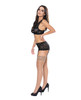 Ooh La Lace Bralette, Garter Skirt & G-String Black L/XL