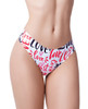 &#039;=Mememe Love Message Printed Thong SM