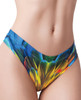 Mememe Paradise Birds Parrot Printed Thong SM