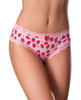 Sweet Treats Crotchless Boy Short w/Wicked Sensual Care Strawberry Lube - Pink S/M