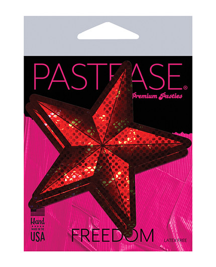 Pastease Premium Diamond Thom Disco Nautical Star - Red O/S