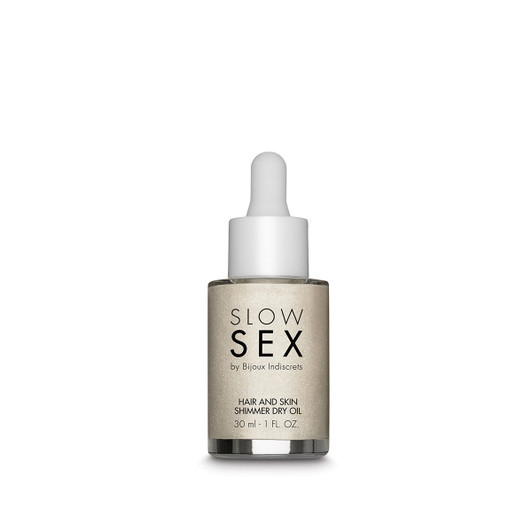 Bijoux Indiscrets Slow Sex Hair &amp; Skin Shimmer Dry Oil