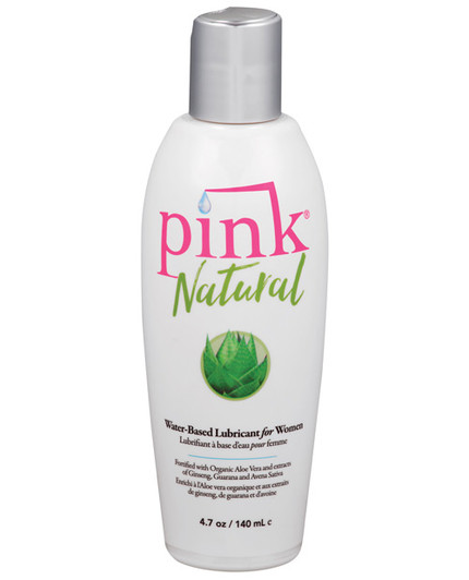 Pink Natural Water Based Lubricant for Women - 4.7 oz