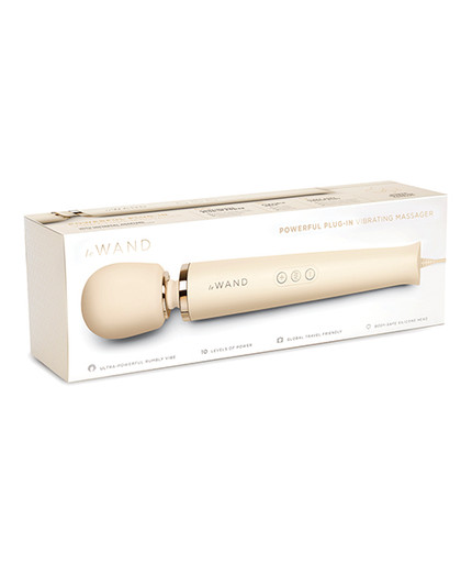 Le Wand Powerful Plug-In Vibrating Massager - Cream