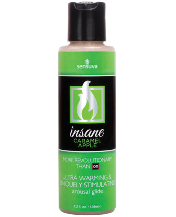 Sensuva Insane Ultra Warming &amp; Stimulating Arousal Glide - 4.2 oz Caramel Apple