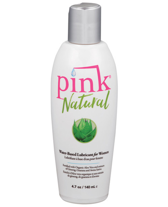 Pink Natural Water Based Lubricant for Women - 4.7 oz