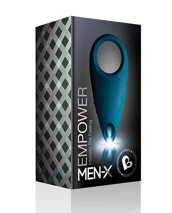 Rocks Off Men-X Empower Couples Stimulator - Blue