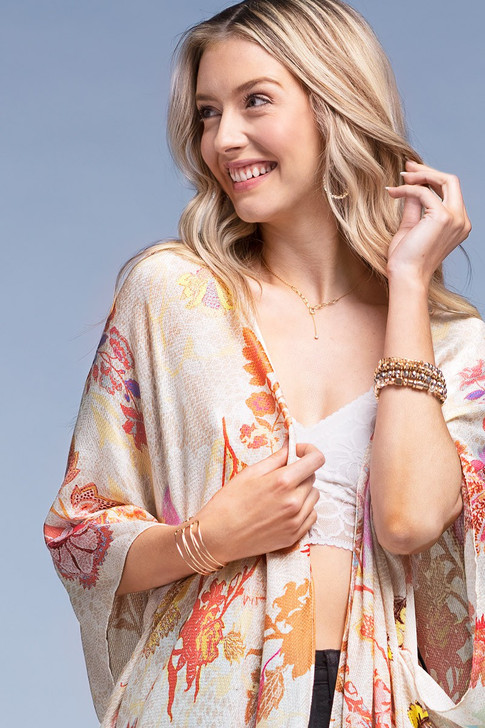 California Dreaming Floral Kimono