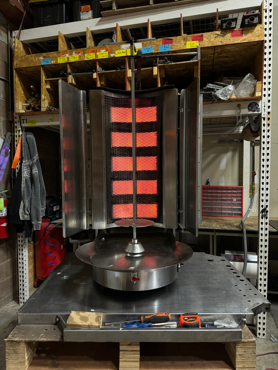 Used Inoksan PDG 500NM Natural Gas Doner Kebab Machine