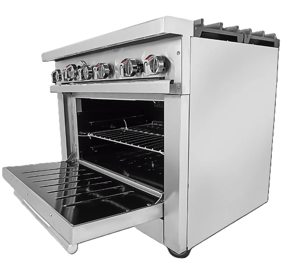 Connerton 6 Open Burner Range | Restaurant Gas Stove