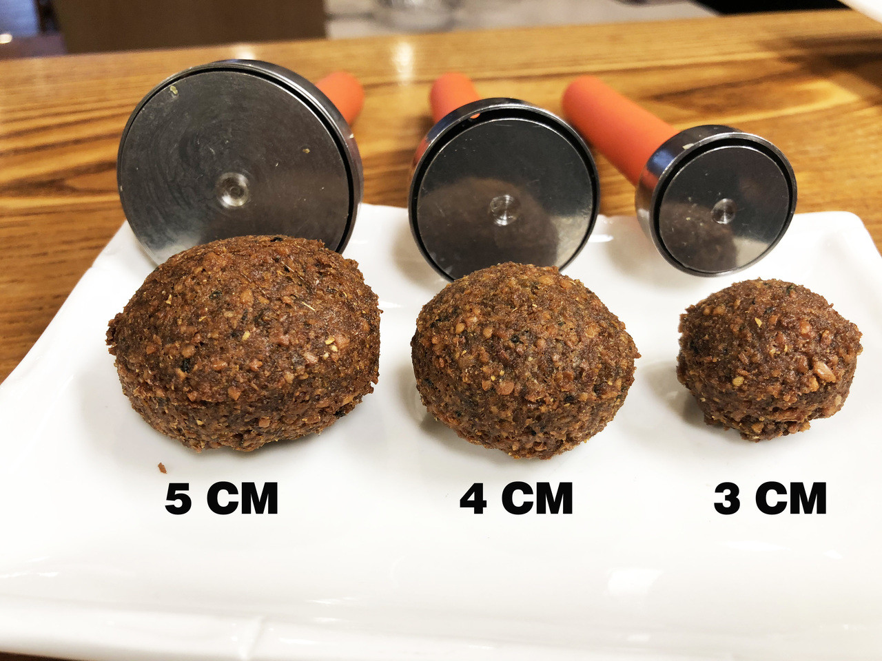 Paletta Falafel Professionale Tredoni - Misure 3,4,5 Cm - Per Polpette Perfette E Senza Sforzo - Foto 12