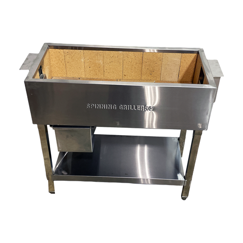 Spinning Grillers Charcoal Kebab Grill 48X 12 X 36