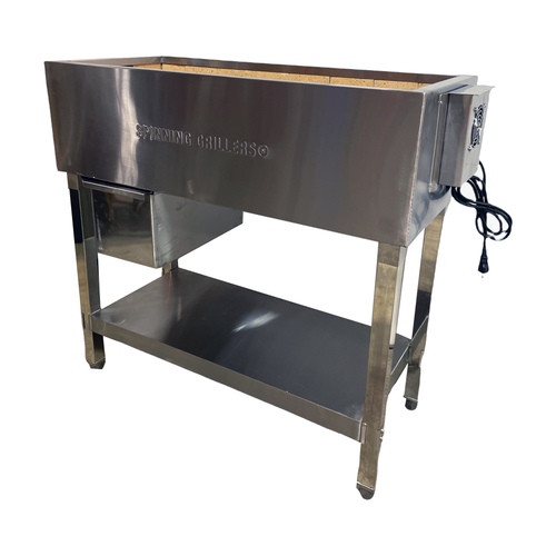 Spinning Grillers Charcoal Kebab Grill 48X 12 X 36