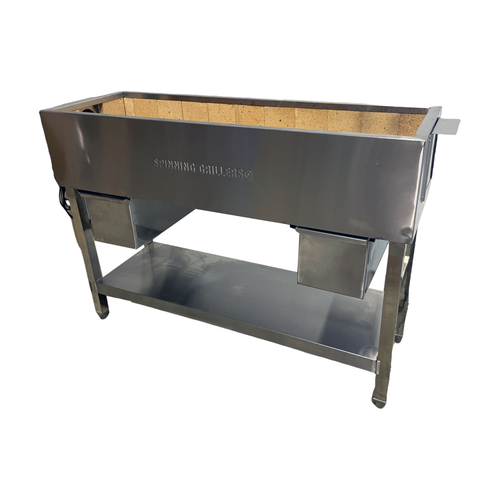 Spinning Grillers Charcoal Kebab Grill 48X 12 X 36