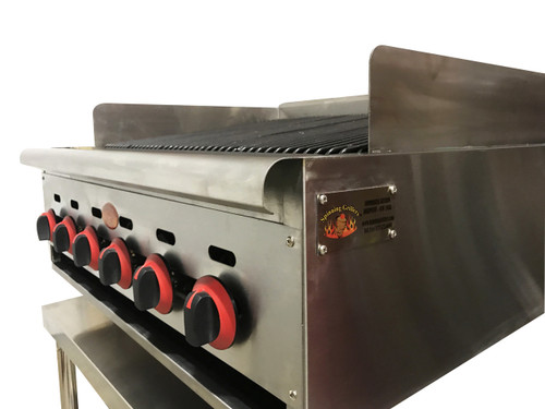 American Blaze 60 Counter-Top Charbroiler & Grill- Spinning Grillers