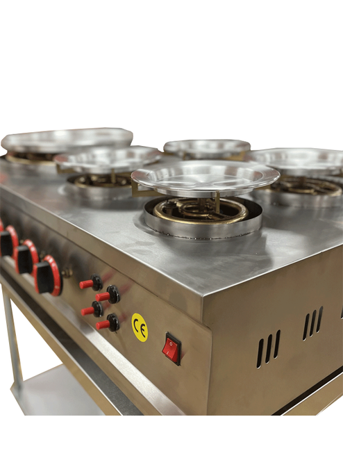 Kunafet Machine- Kenafet Oven 5 Burners