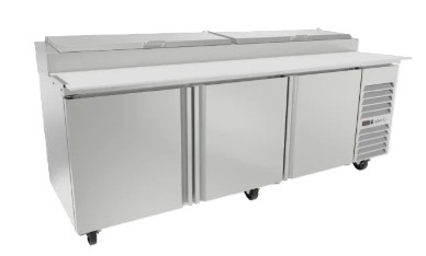 ASBER - 93" Pizza Prep Table 