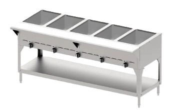 ASBER - Electric Food Warmer - 5 Wells