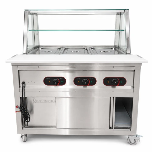 Electric Bain-Marie W/ Cutting Board