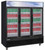 Dukers Commercial Glass Swing 3-Door Merchandiser Refrigerator DSM-69R