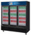 Dukers Commercial Glass Swing 3-Door Merchandiser Refrigerator DSM-69R