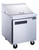 Dukers 1-Door Commercial Food Prep Table Refrigerator in Stainless Steel with Mega Top DSP29-12M-S1