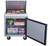 Dukers 1-Door Commercial Food Prep Table Refrigerator in Stainless Steel with Mega Top DSP29-12M-S1