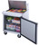 Dukers 1-Door Commercial Food Prep Table Refrigerator in Stainless Steel with Mega Top DSP29-12M-S1