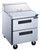 Dukers 2-Drawer Megatop Commercial Food Prep Table Refrigerator in Stainless Steel DSP29-12M-D2