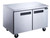 Dukers 2-Door Undercounter Refrigerator in Stainless Steel DUC48R