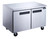Dukers 2-Door Undercounter Refrigerator in Stainless Steel