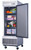 Dukers Single Door Commercial Refrigerator in Stainless Steel D28R