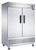 Dukers 2-Door Commercial Freezer in Stainless Steel D55F