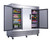 Dukers 3-Door Commercial Refrigerator in Stainless Steel D83R